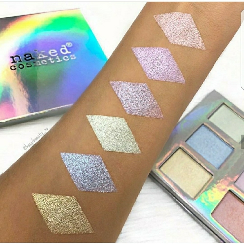 Naked Cosmetics holographic highlighter palette